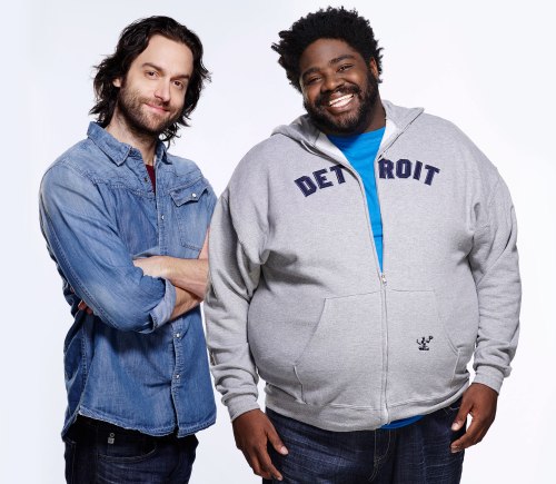 The guy on the right is Ron Funches. Silly bear. 
